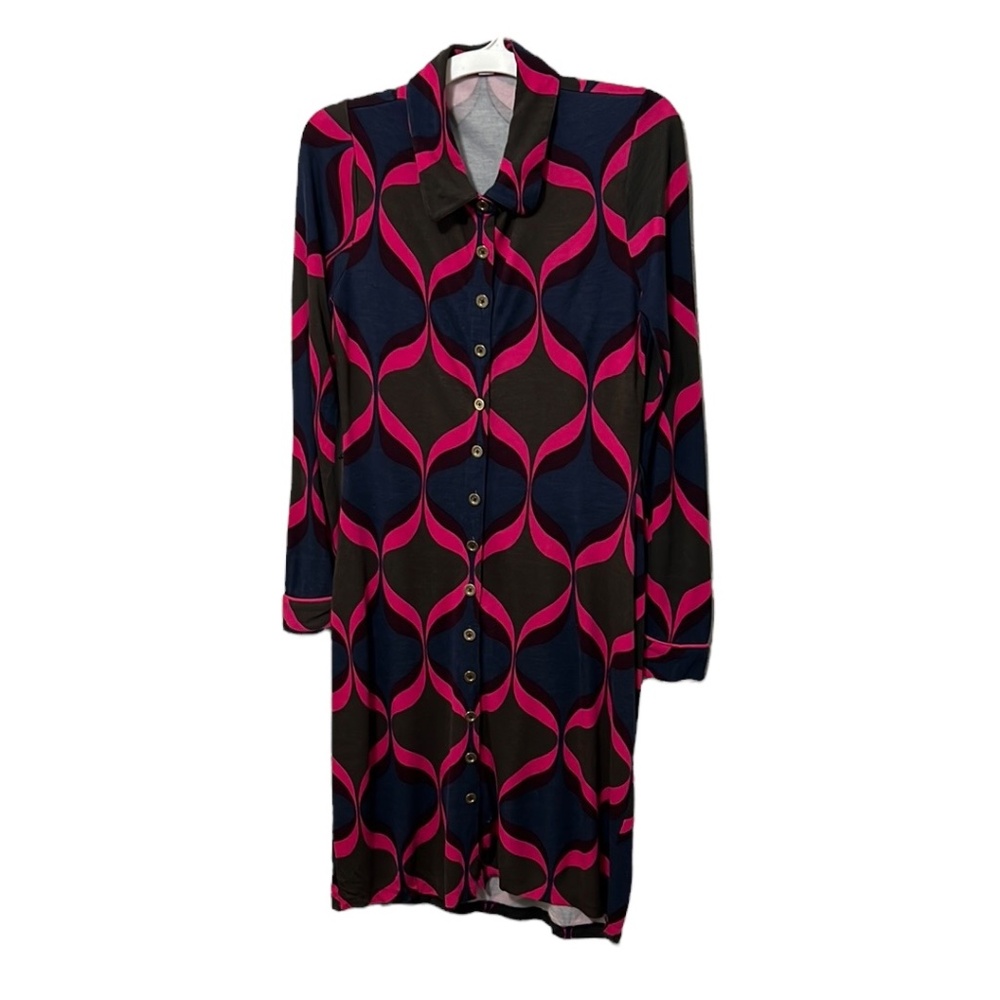 Boden Carnaby Shirtdress Retro Mod 60’s Print Size 8R